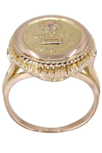 Bague BAGUE MÉDAILLE D'AMOUR AUGIS DIAMANT 58 Facettes 079551