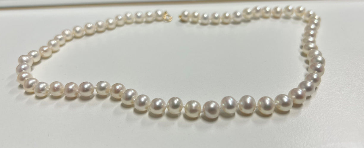 Collier Collier Or Jaune avec Perles de culture Blanches 58 Facettes 20400000437