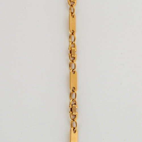 Bracelet Bracelet souple maille fantaisie or jaune 58 Facettes