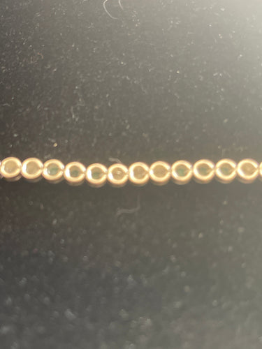 Bracelet Bracelet rivière diamants et émeraudes 58 Facettes