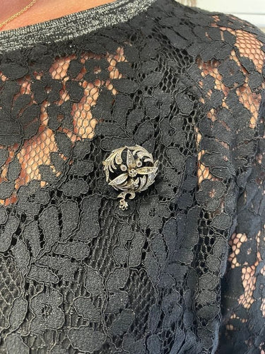 Broche BROCHE ART-NOUVEAU DIAMANTS 58 Facettes 055301