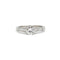 Bague 54 Bague solitaire Or blanc Diamant 58 Facettes 120402R-220256R