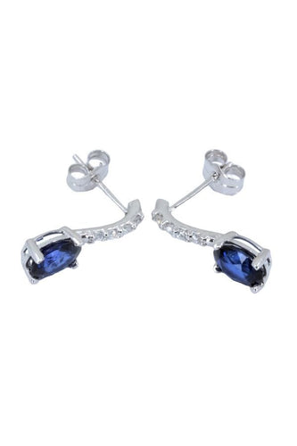 Boucles d'oreilles BOUCLES D'OREILLES SAPHIRS ET DIAMANTS 58 Facettes 056151