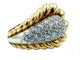 Bague Bague 1950 or jaune et diamants 58 Facettes