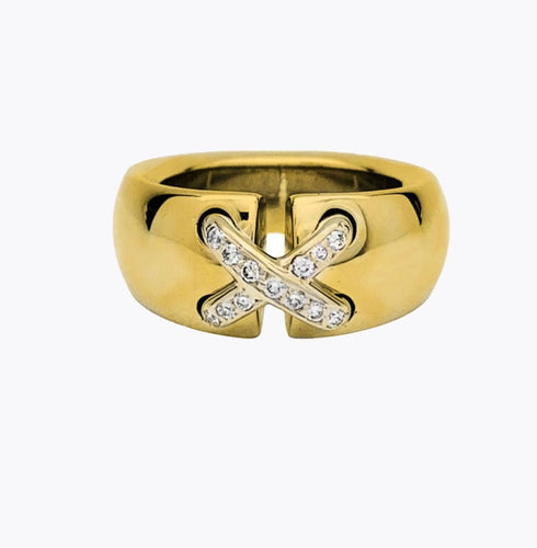 Bague 54 CHAUMET - BAGUE LIENS OR JAUNE ET DIAMANTS 58 Facettes 080043-054
