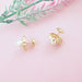 Boucles d'oreilles Boucles d'oreilles Fleurs Perles & Diamants 58 Facettes AA 1580