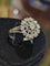 Bague Bague marguerite en or blanc et diamants 58 Facettes