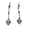 Pendentif BOUCLES D'OREILLES ART DECO, SAPHIRS 58 Facettes 2430 (598)