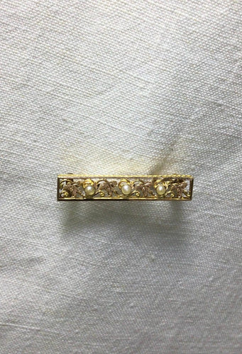 Broche Broche Art Nouveau Or Et Perles 58 Facettes