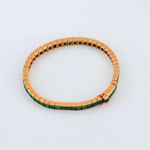 Bracelet CARTIER - Bracelet ligne Emeraudes 58 Facettes
