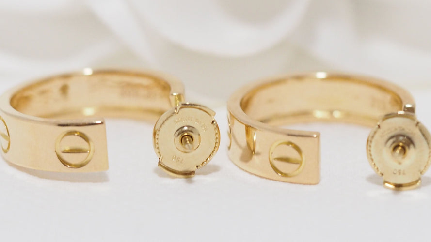 Boucles d'oreilles Cartier - Boucles d'Oreilles Love Or Jaune 58 Facettes 32375