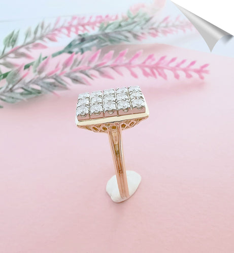 Bague Bague, diamants, 2 ors 58 Facettes AA 1563