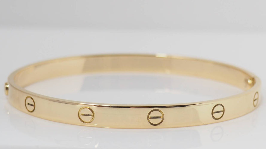 Bracelet Bracelet Cartier Love GM "vintage" en or jaune 58 Facettes 31637