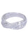 Bague 57 BAGUE ENTRELACÉE OR BLANC DIAMANTS 58 Facettes 078321