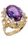 Bague BAGUE MODERNE SAPHIR VIOLET 58 Facettes 044551