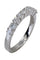 Bague 54 DEMI-ALLIANCE DIAMANTS 58 Facettes 058801
