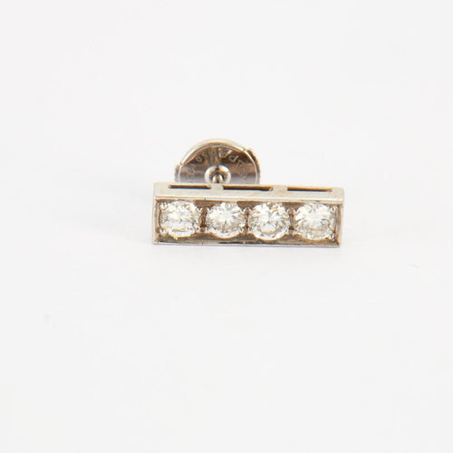 Bague Boucles d'oreilles en Or blanc & diamants 58 Facettes