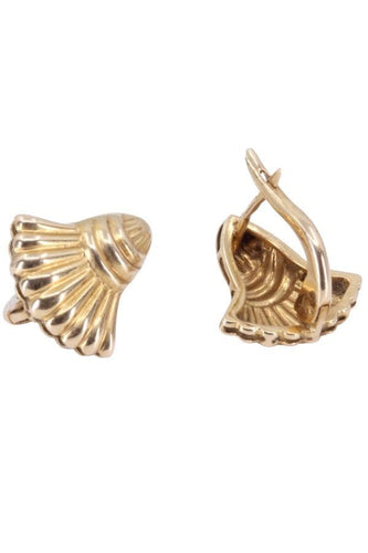 Boucles d'oreilles BOUCLES D'OREILLES MODERNES OR JAUNE 58 Facettes 073371