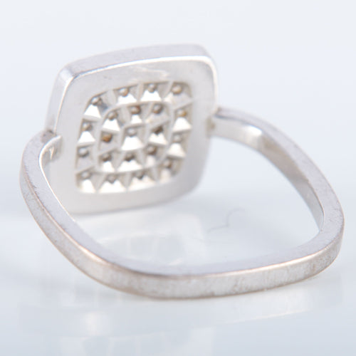 Bague 55 Bague Dinh Van Impressions en or et diamants 58 Facettes