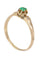 Bague BAGUE NAPOLÉLON III ÉMERAUDE ET DIAMANTS 58 Facettes 053121