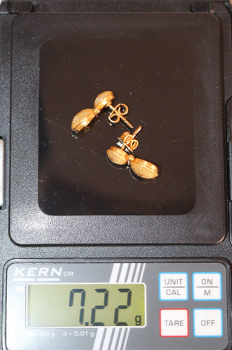 Boucles d'oreilles or Boucles d'oreilles Or Grec 22 Carats 58 Facettes 546