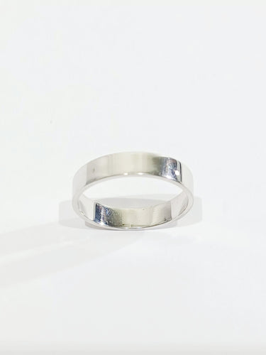 Bague 47.5 Alliance or blanc 58 Facettes