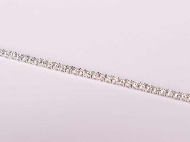 Bracelet Bracelet Tennis Or blanc Diamants 58 Facettes 3234