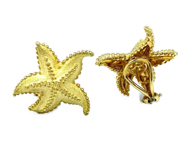 Boucles d'oreilles TIFFANY & Co - Boucles d’oreilles or jaune vintage 58 Facettes