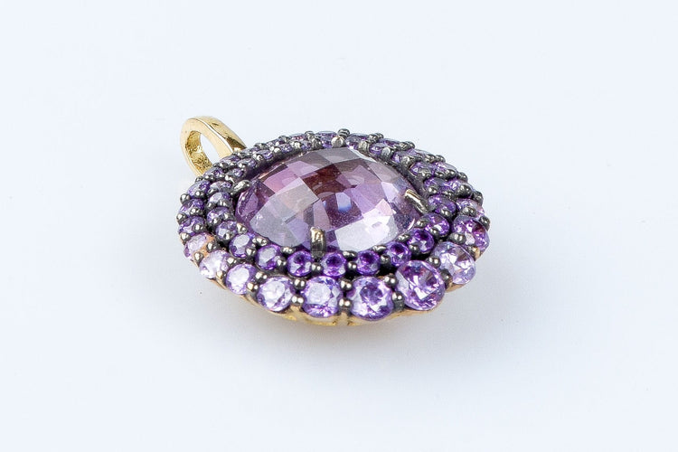 Pendentif Pendentif améthyste en or massif 58 Facettes 111.180847-59