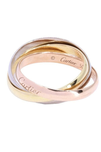 Bague 50 CARTIER - bague TRINITY PM 58 Facettes 064611