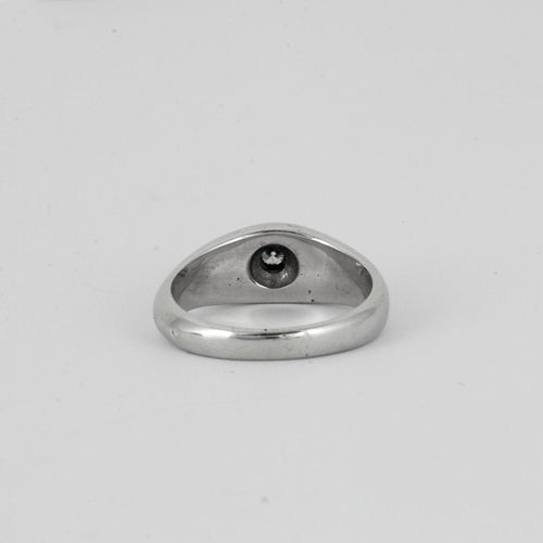 Bague 52 Bague jonc or blanc 58 Facettes