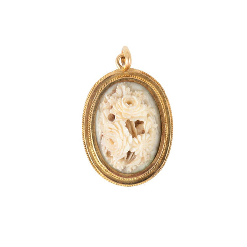 Pendentif Pendentif motif fleurs 58 Facettes