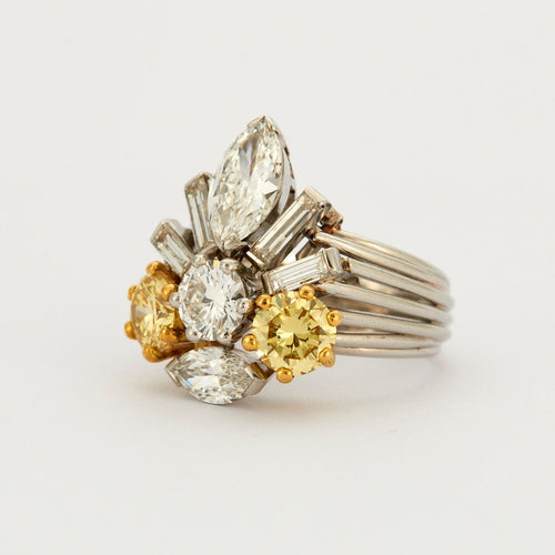 Bague 53 Bague Couronne Diamants 58 Facettes