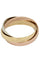Bague 50 ALLIANCE 3 ANNEAUX 3 ORS 58 Facettes 046611