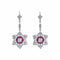 Boucles d'oreilles Pendants d'oreilles rubis et diamants 58 Facettes 460