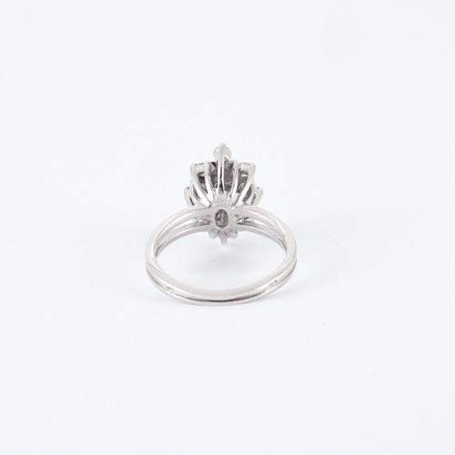 Bague Bague Grenat Diamants 58 Facettes