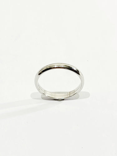 Bague 58 Alliance Homme Or Blanc 58 Facettes 2850/1