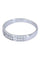 Bague 53 DEMI-ALLIANCE MODERNE DIAMANTS 58 Facettes 059541