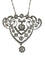 Pendentif Pendentif Guirlande Belle époque platine et diamants 58 Facettes 1102168