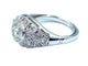 Bague 51 Bague Art-Deco or, platine et diamants 58 Facettes