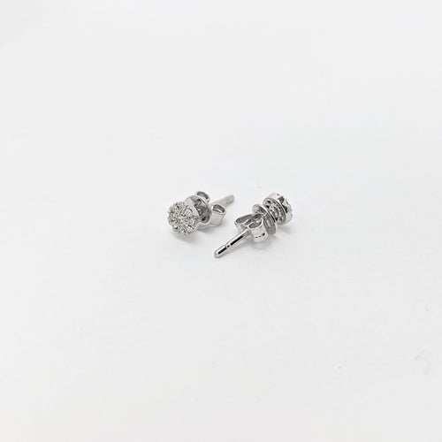 Boucles d'oreilles Boucles d'oreilles Djula Or blanc et diamants 58 Facettes 26346