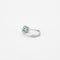 Bague 52 Bague aigue marine et diamants or gris 58 Facettes