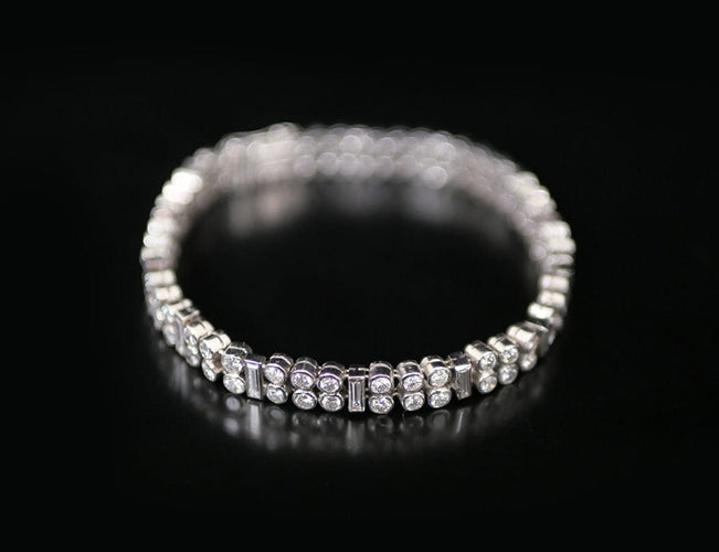 Bracelet Bracelet "Twist" Diamants 58 Facettes