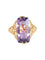 Bague 52 Bague Améthyste Or jaune 58 Facettes
