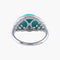 Bague Bague Turquoise Diamants 58 Facettes