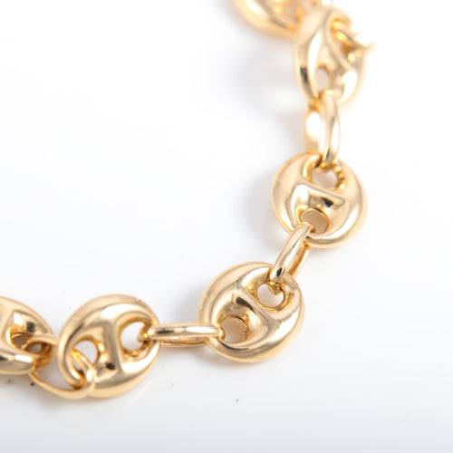 Bracelet BRACELET OR JAUNE MALLE GRAIN DE CAFE 58 Facettes LP 931