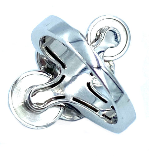 Bague BVLGARI. Bague Cicladi or blanc 18K 58 Facettes