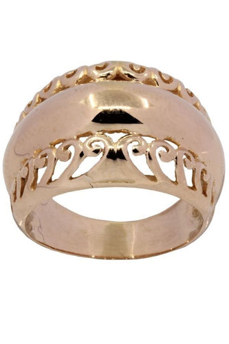 Bague BAGUE TRIPLE JONCS AJOURÉE 58 Facettes 050801