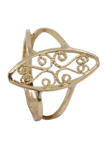 Bague 52 BAGUE MODERNE FILIGRANE 58 Facettes 065321