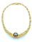 Collier GILBERT ALBERT. Collier or jaune, diamant et billes interchangeables 58 Facettes